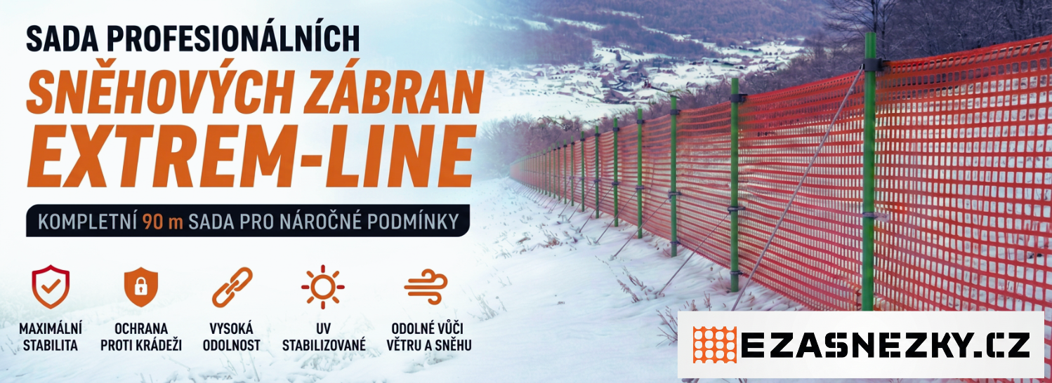 Zásněžky - Profesionální sněhové zábrany EXTREM-LINE